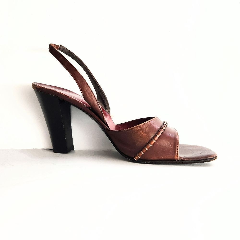 Yves Saint Laurent Brown Heels